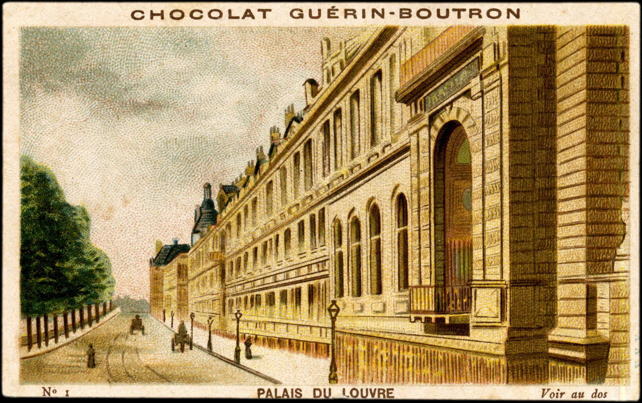 Baster & Vieillemard carte réclame chromo Paris 1896-1906 1995.1.166.1 Photo