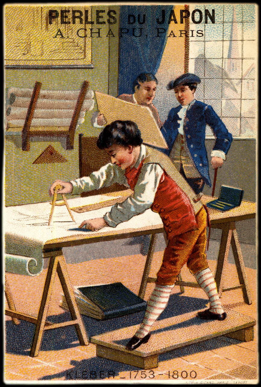 Henri Sicard carte réclame KLEBER _ 1753-1800 1884-1890 1994.25.172 Photo