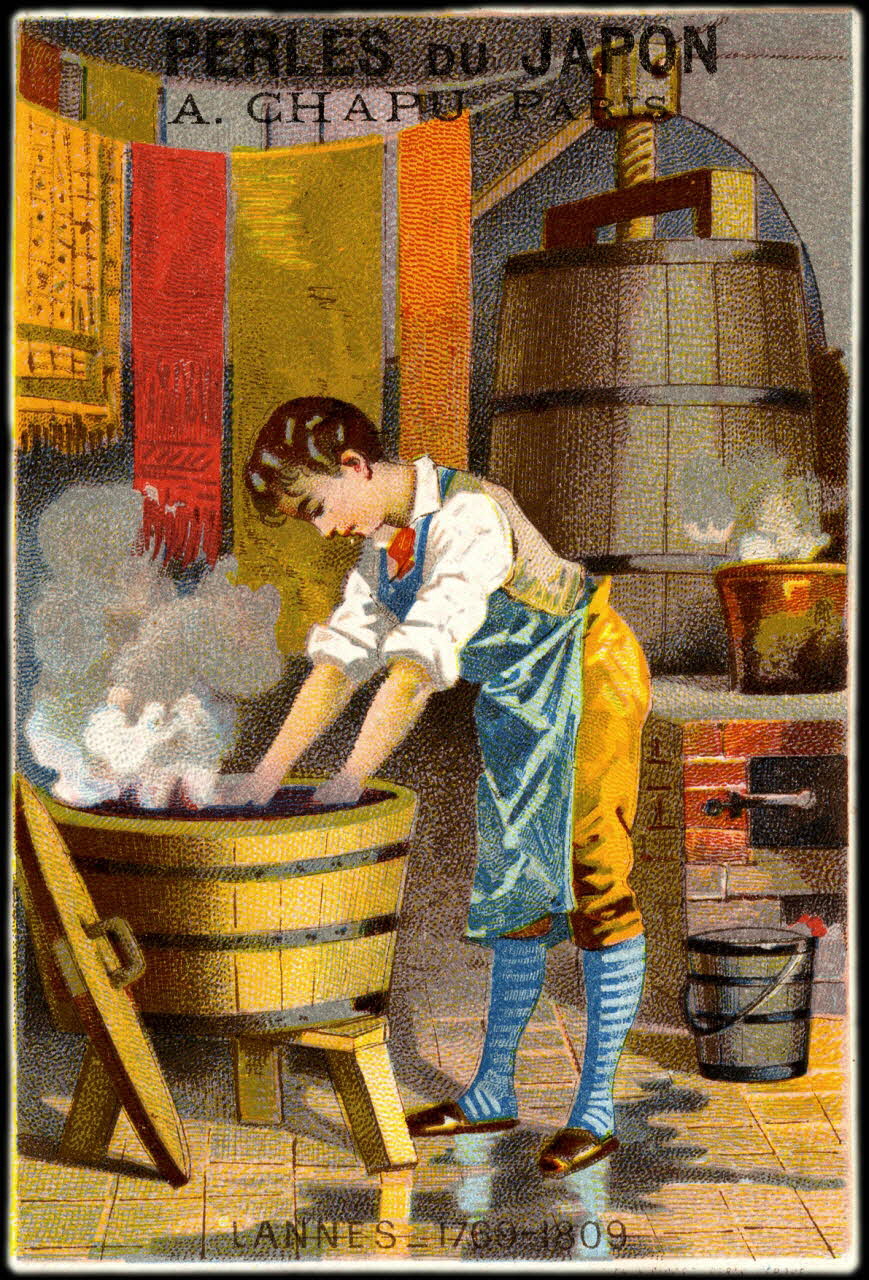 Henri Sicard carte réclame LANNES _ 1769-1809 1884-1890 1994.25.173 Photo