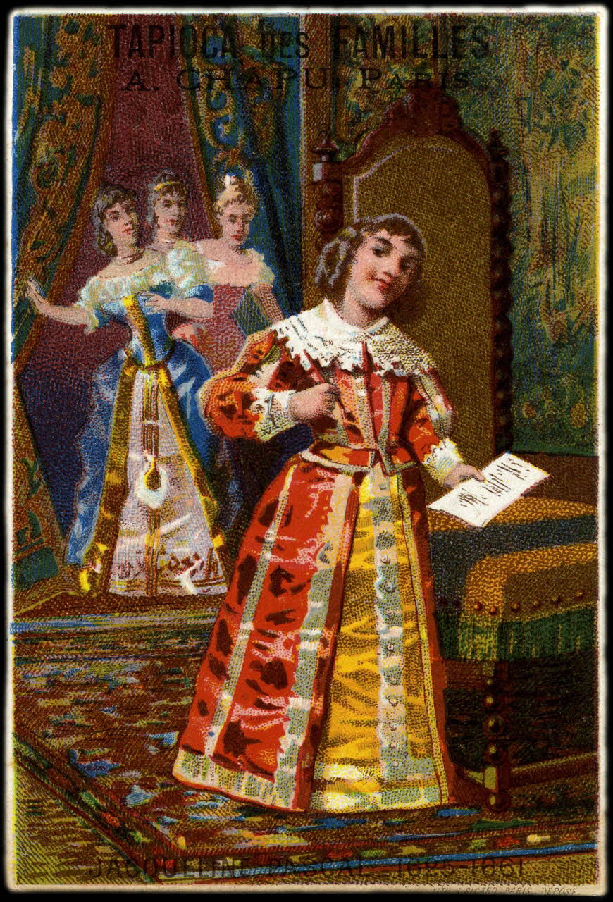Henri Sicard carte réclame JACQUELINE PASCAL _ 1625-1661 1884-1890 1994.25.178 Photo