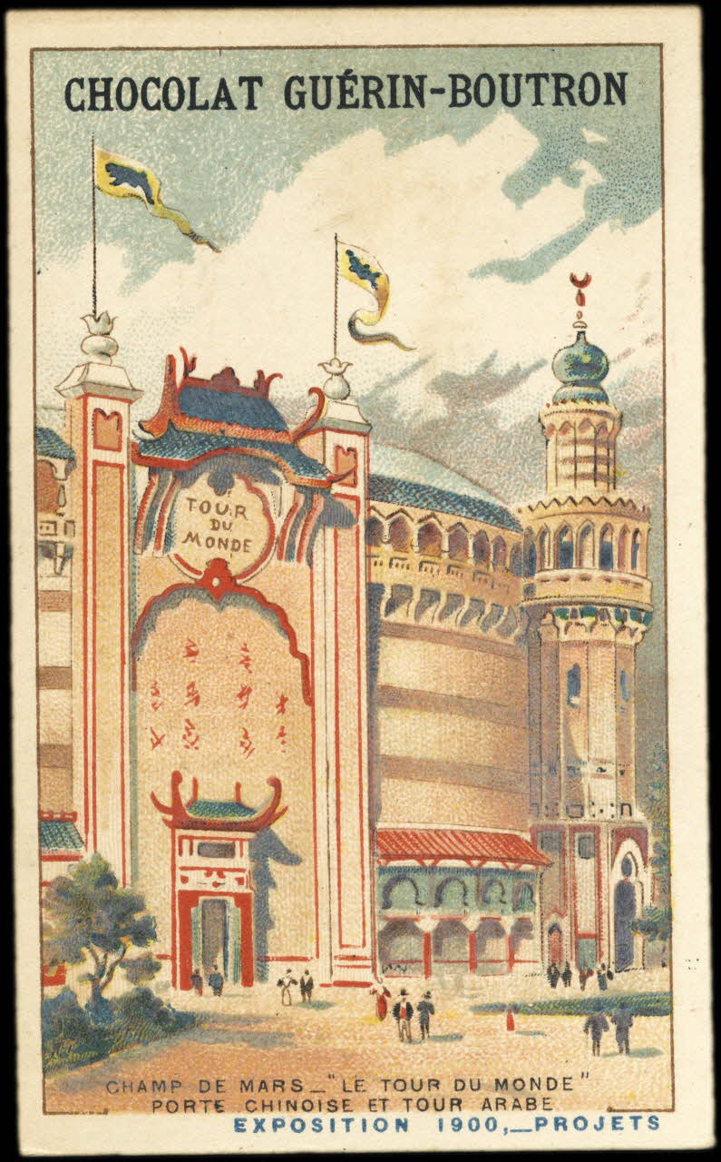 Toussaint H. ; Baster & Vieillemard carte réclame chromo Paris 1900 1995.1.263.20 Photo