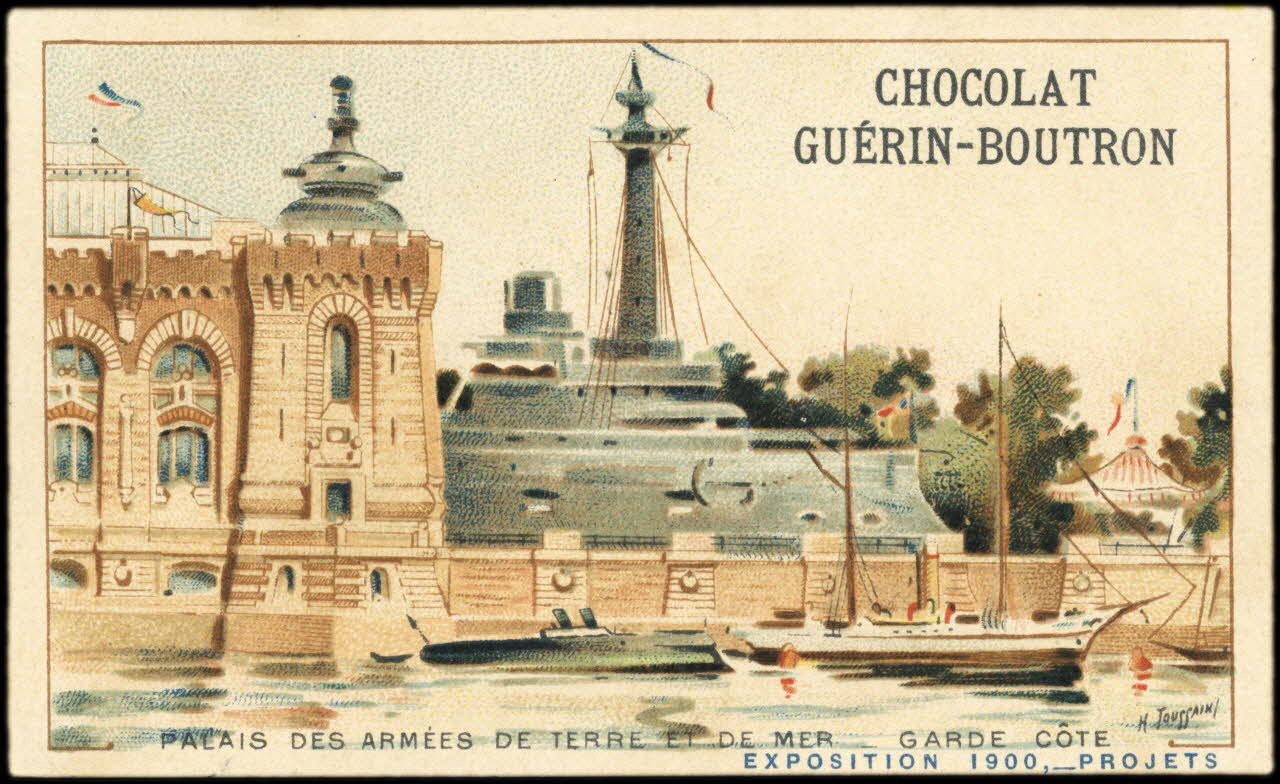 Toussaint H. ; Baster & Vieillemard carte réclame chromo Paris 1900 1995.1.263.65 Photo