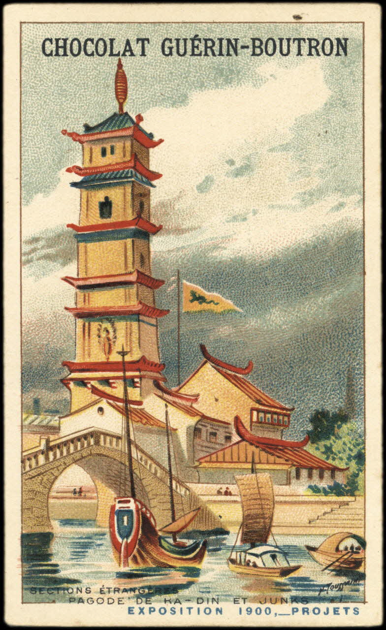 Toussaint H. ; Baster & Vieillemard carte réclame chromo Paris 1900 1995.1.263.71 Photo