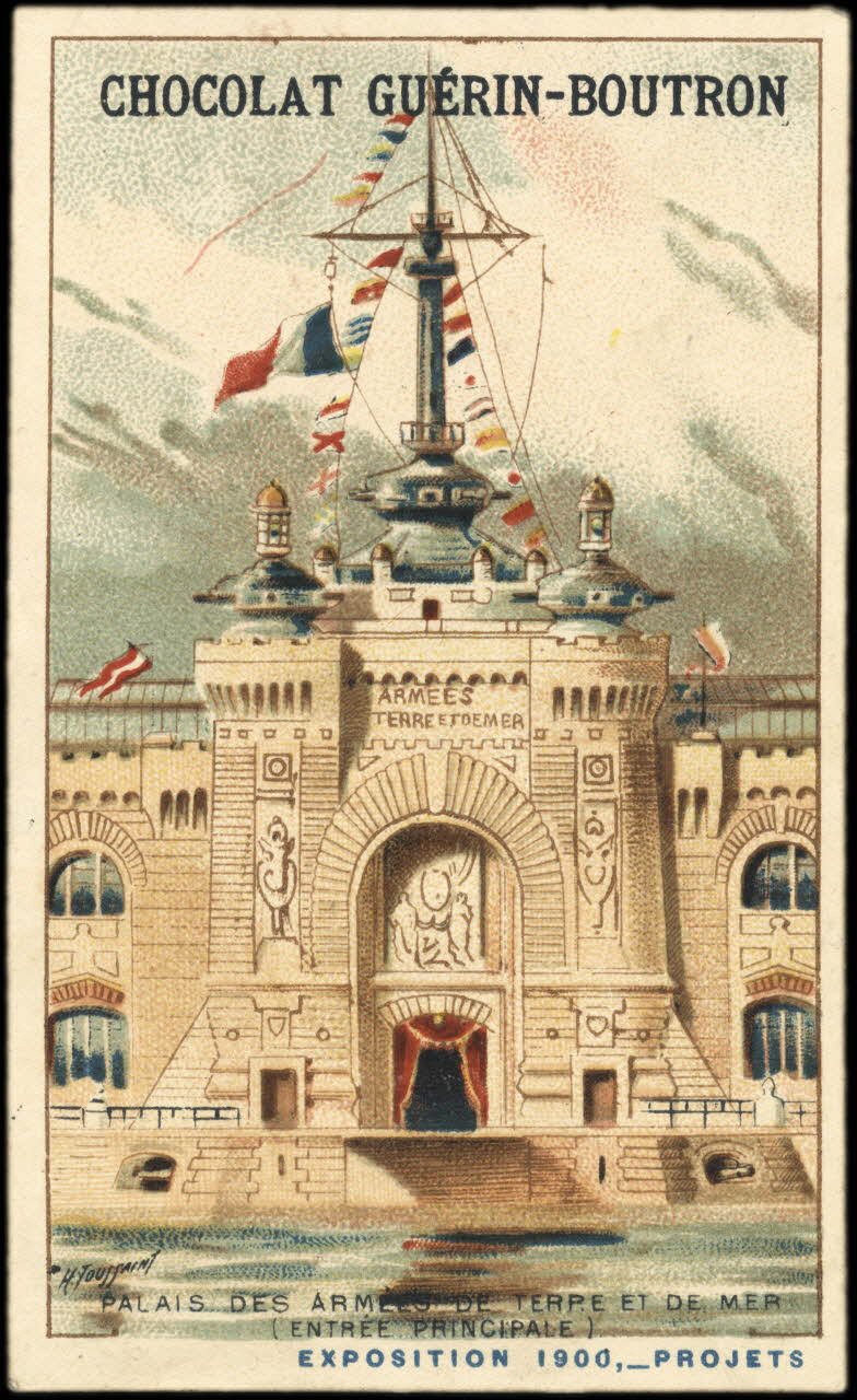 Toussaint H. ; Baster & Vieillemard carte réclame chromo Paris 1900 1995.1.263.63 Photo