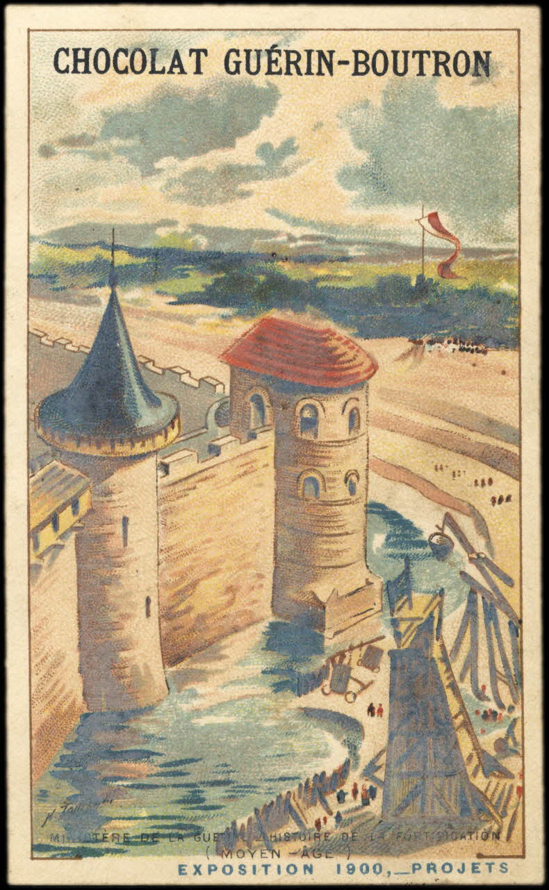 Toussaint H. ; Baster & Vieillemard carte réclame chromo Paris 1900 1995.1.263.62 Photo