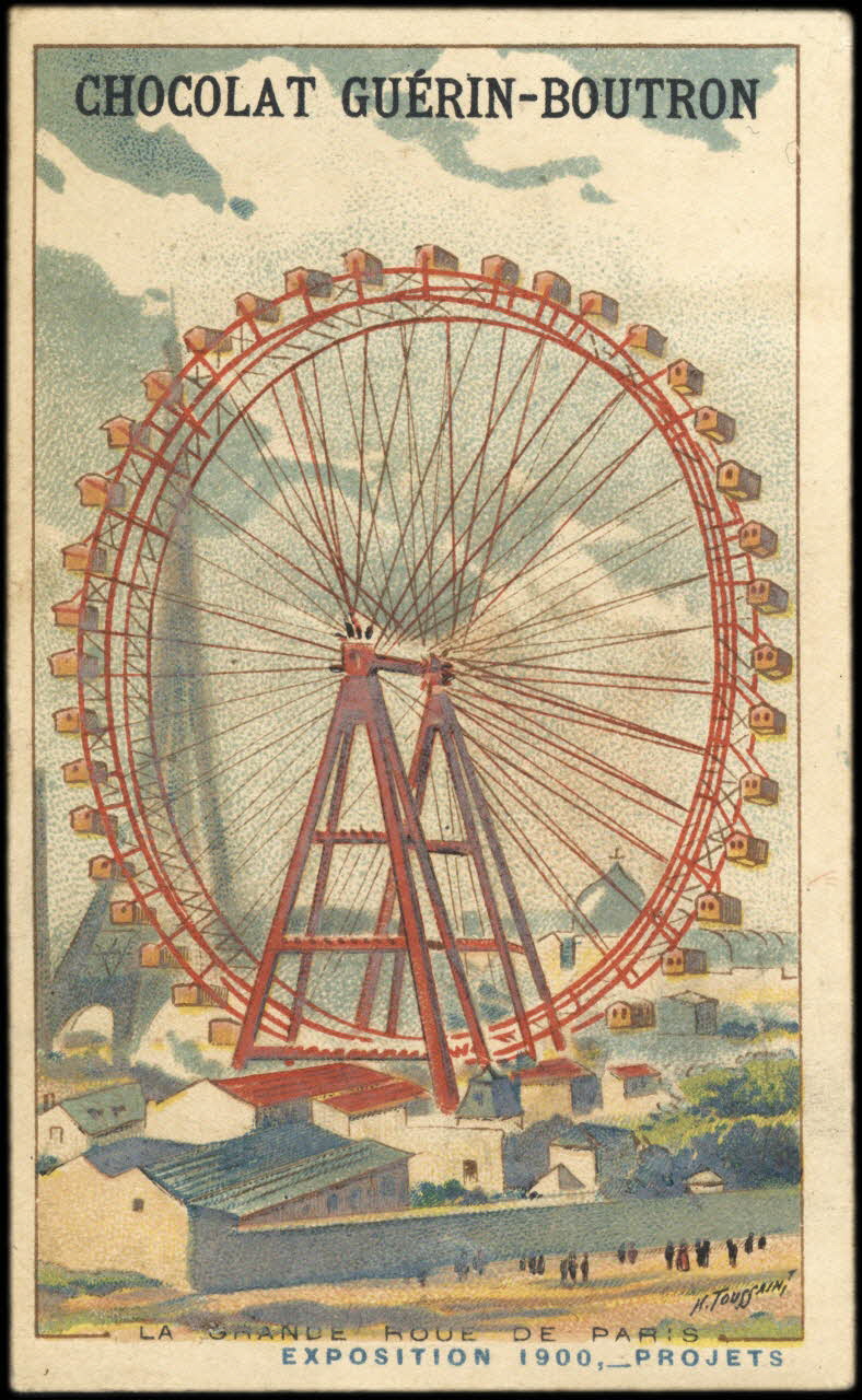 Toussaint H. ; Baster & Vieillemard carte réclame chromo France 1900 1995.1.263.55 Photo