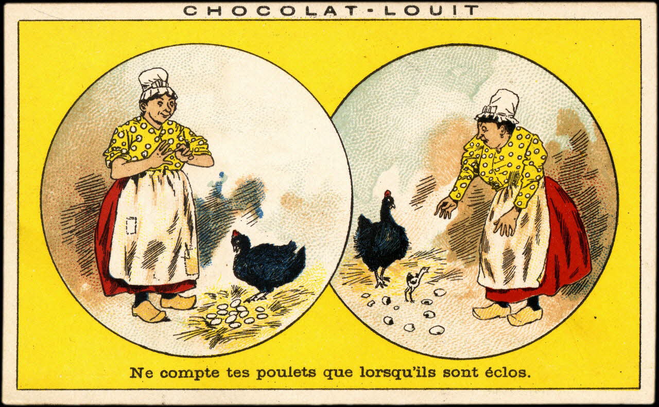 Baster & Vieillemard carte réclame chromo Paris 1896-1906 1995.1.161.36 Photo