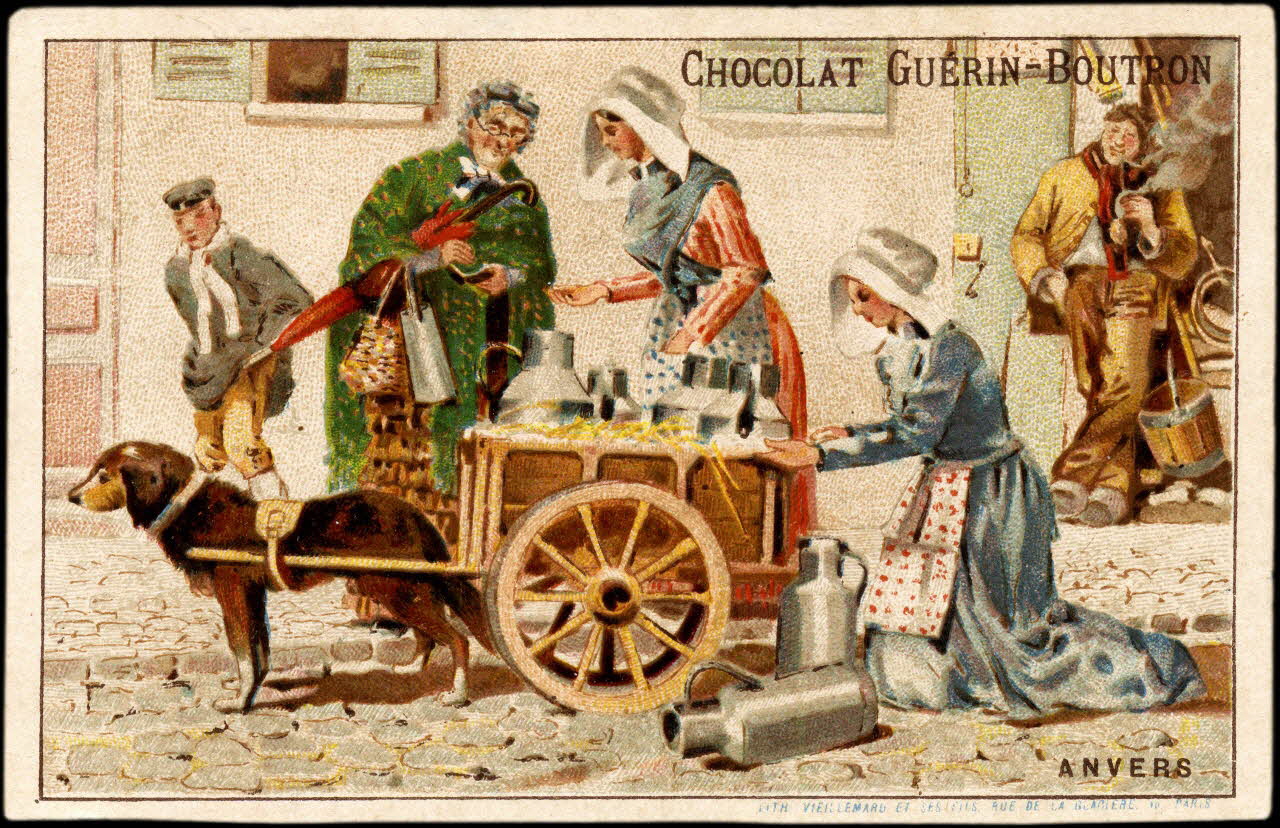 Baster & Vieillemard carte réclame chromo Paris 1889-1895 1995.1.106.3 Photo