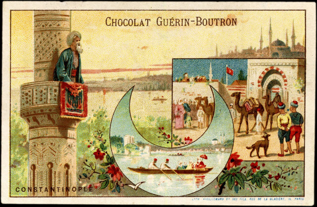 Baster & Vieillemard carte réclame chromo Paris 1889-1895 1995.1.106.10 Photo