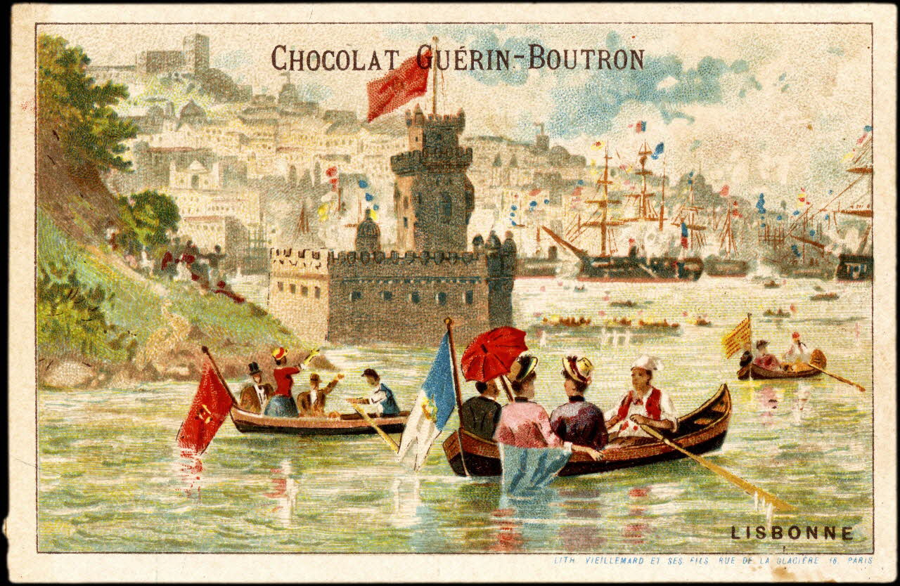 Baster & Vieillemard carte réclame chromo Paris 1889-1895 1995.1.106.19 Photo