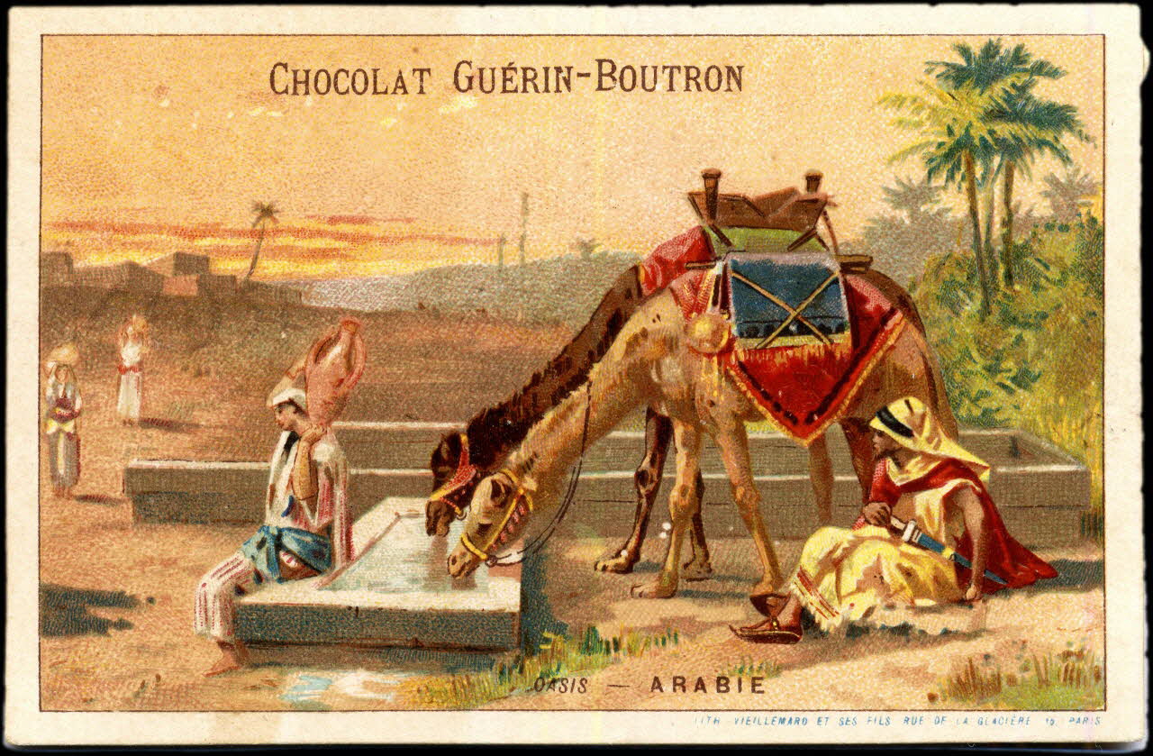 Baster & Vieillemard carte réclame chromo Paris 1889-1895 1995.1.106.26 Photo