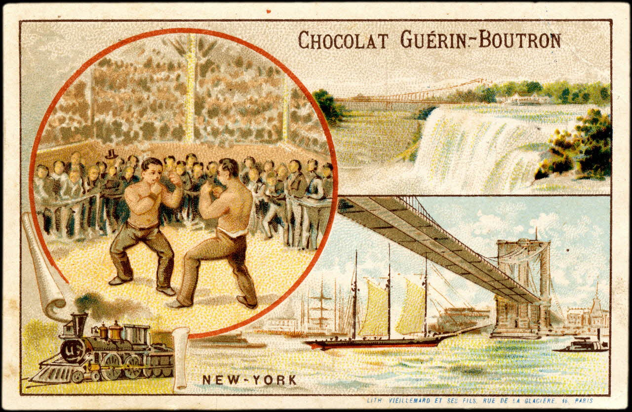 Baster & Vieillemard carte réclame chromo Paris 1889-1895 1995.1.106.23 Photo