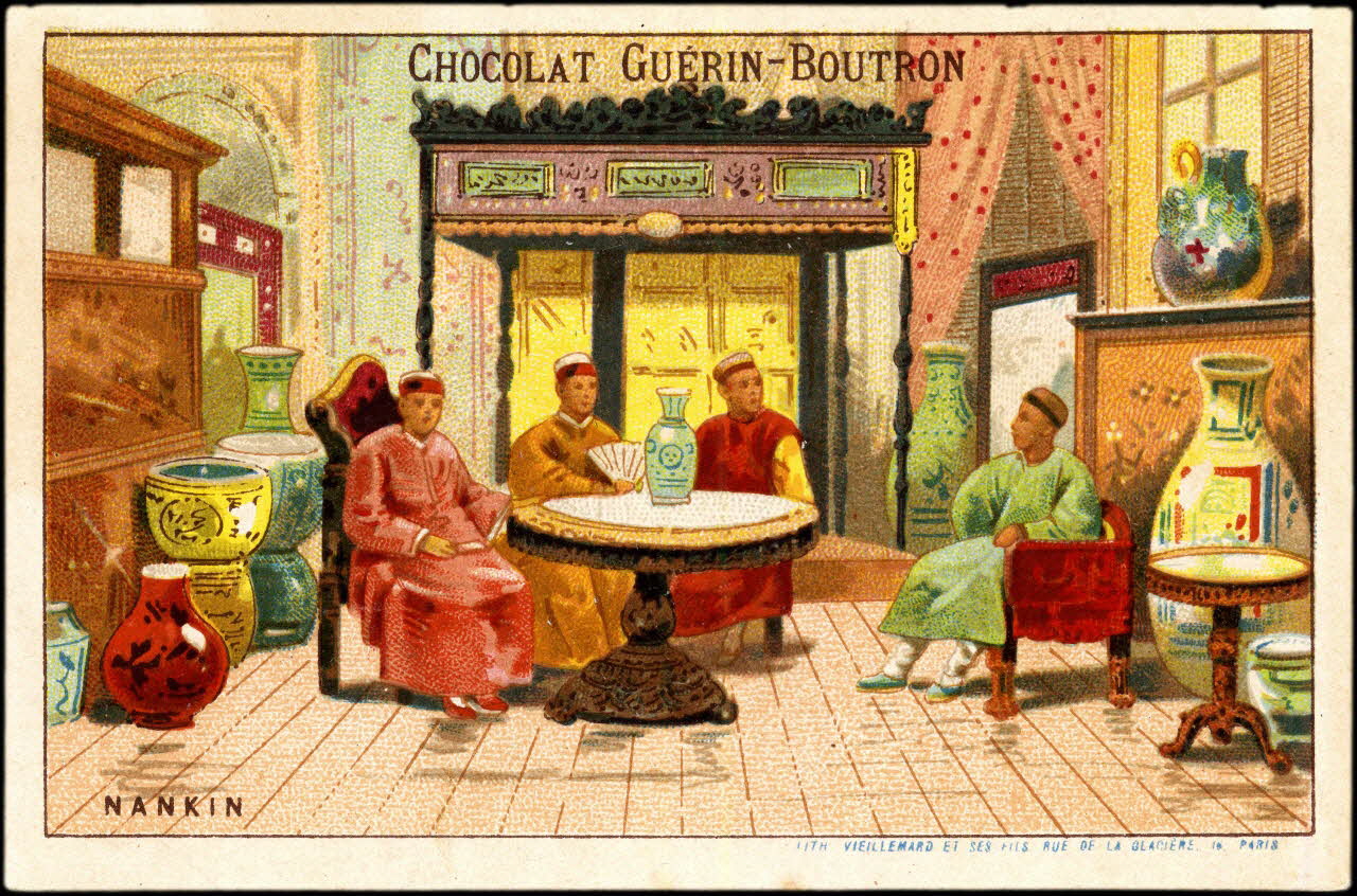 Baster & Vieillemard carte réclame chromo Paris 1889-1895 1995.1.106.22 Photo