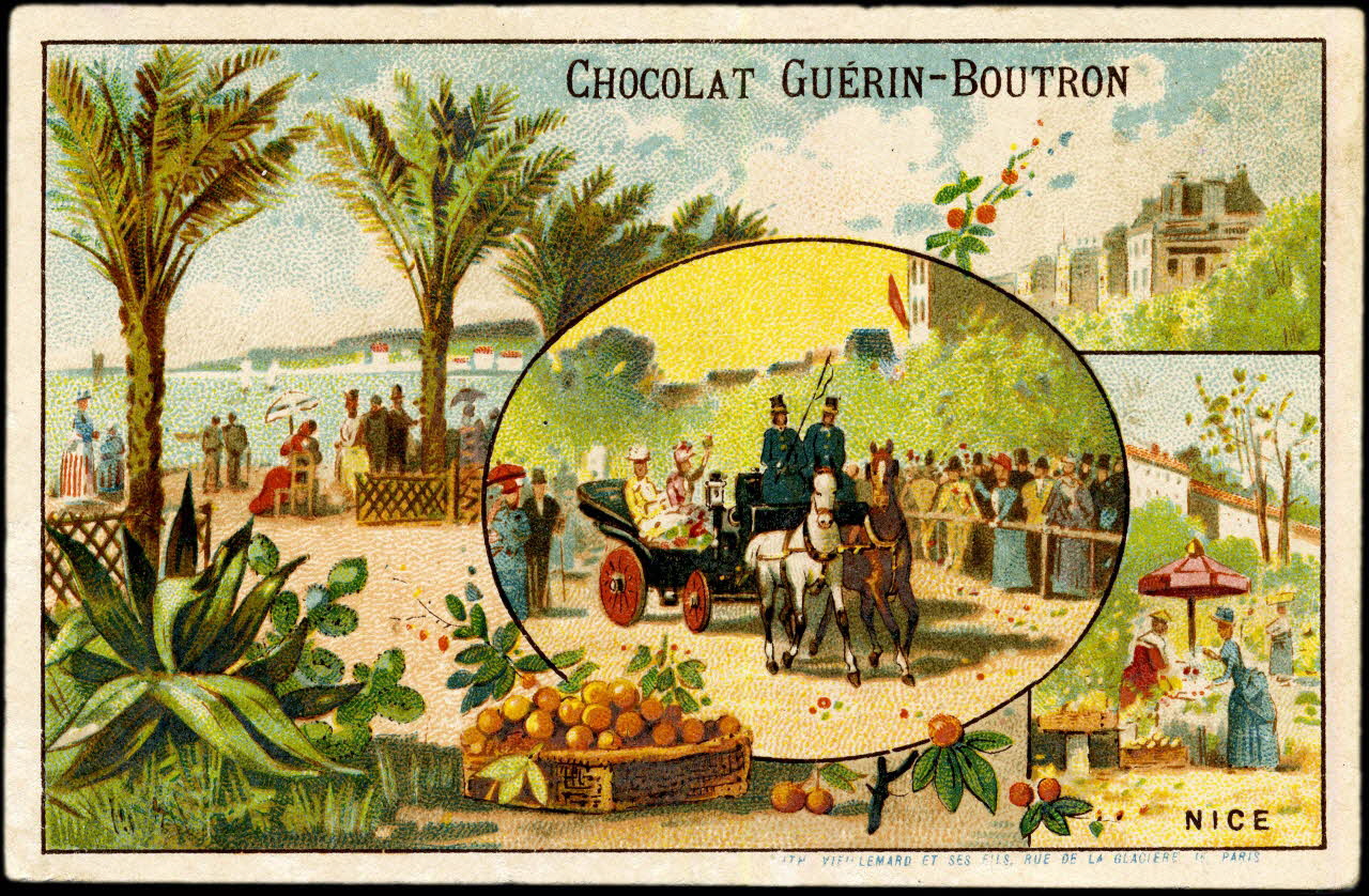 Baster & Vieillemard carte réclame chromo Paris 1889-1895 1995.1.106.24 Photo