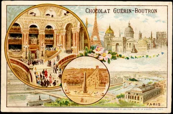Baster & Vieillemard carte réclame chromo Paris 1889-1895 1995.1.106.27 Photo