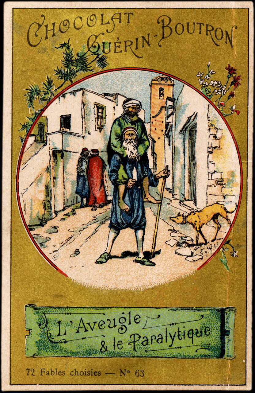 Baster & Vieillemard carte réclame chromo Paris 1889-1895 1995.1.133.7 Photo