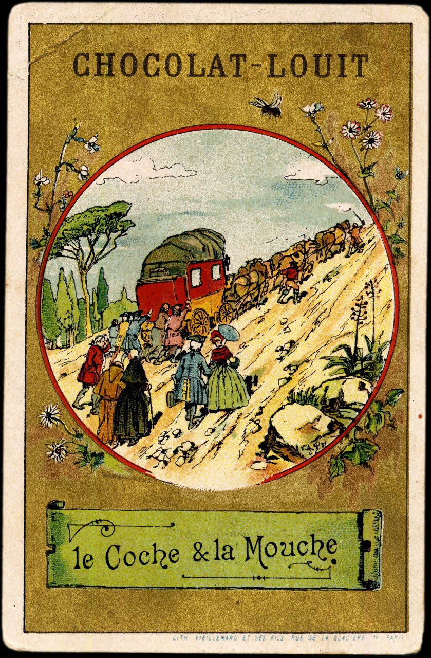 Baster & Vieillemard carte réclame chromo Paris 1889-1895 1995.1.133.16 Photo