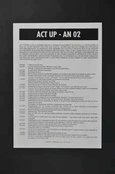 Act Up-Paris tract ACT UP - AN 02 France 1991 2002.110.83  Photo Mucem