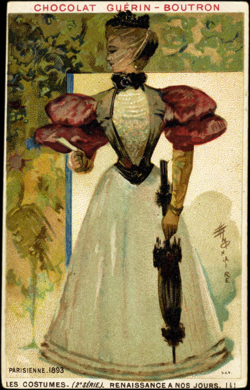 Baster & Vieillemard carte réclame chromo Paris 1878-1914 1994.30.142 Photo