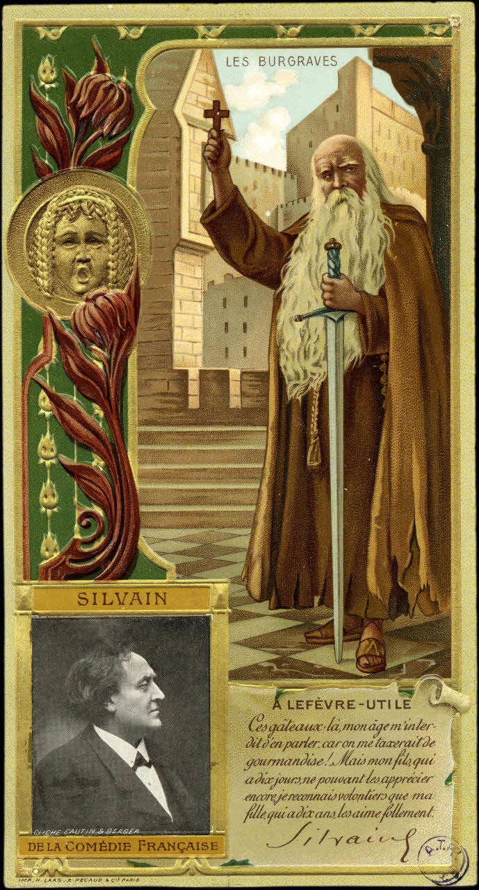 H. Laas, E.Pécaud & Cie Paris carte réclame chromo lle-de-France, France 1900 1992.1.14 Photo