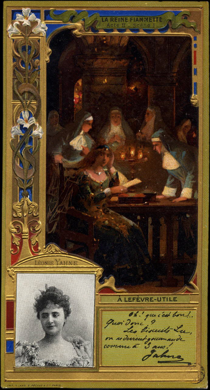 H. Laas, E.Pécaud & Cie Paris ; Luigi Loir carte réclame chromo lle-de-France, France 1900 1992.1.32 Photo