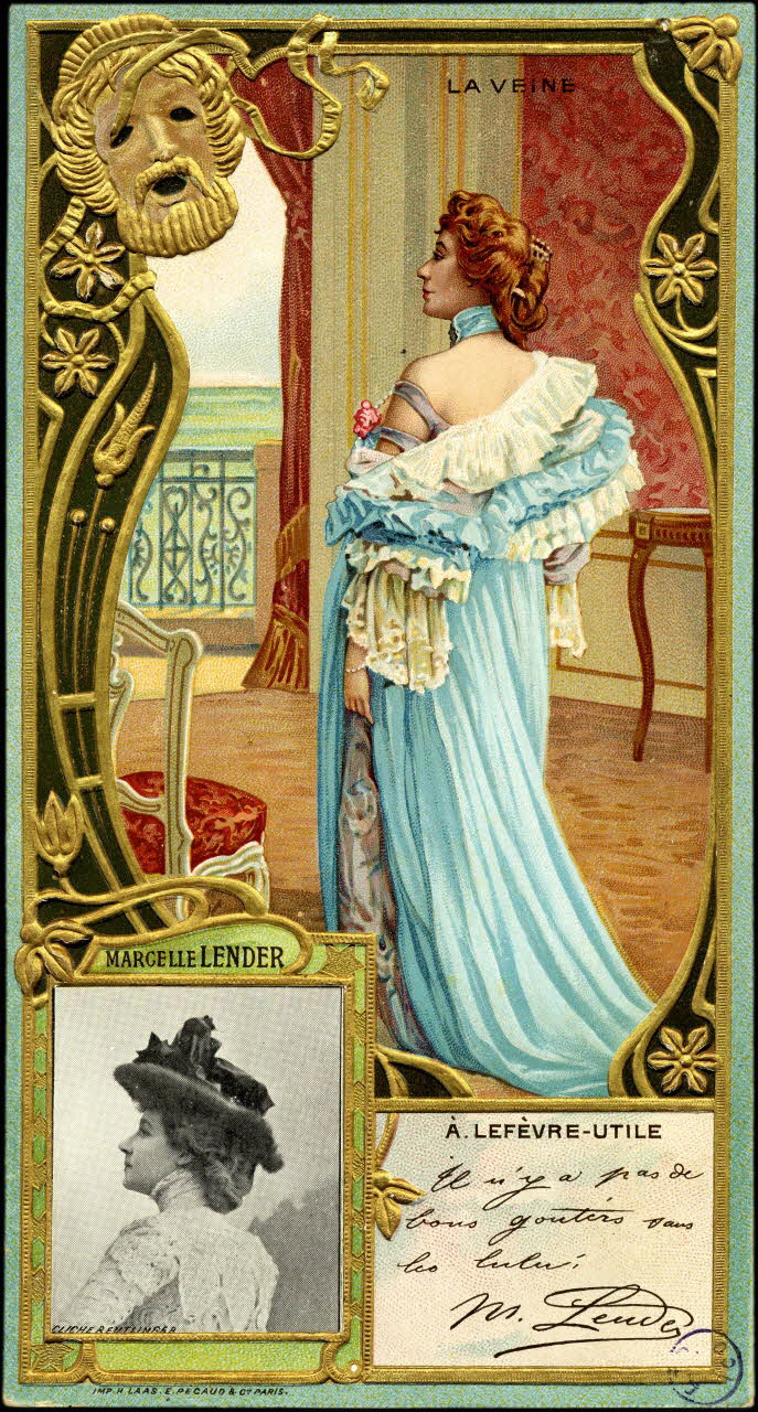 H. Laas, E.Pécaud & Cie Paris carte réclame chromo lle-de-France, France 1900 1992.1.38 Photo