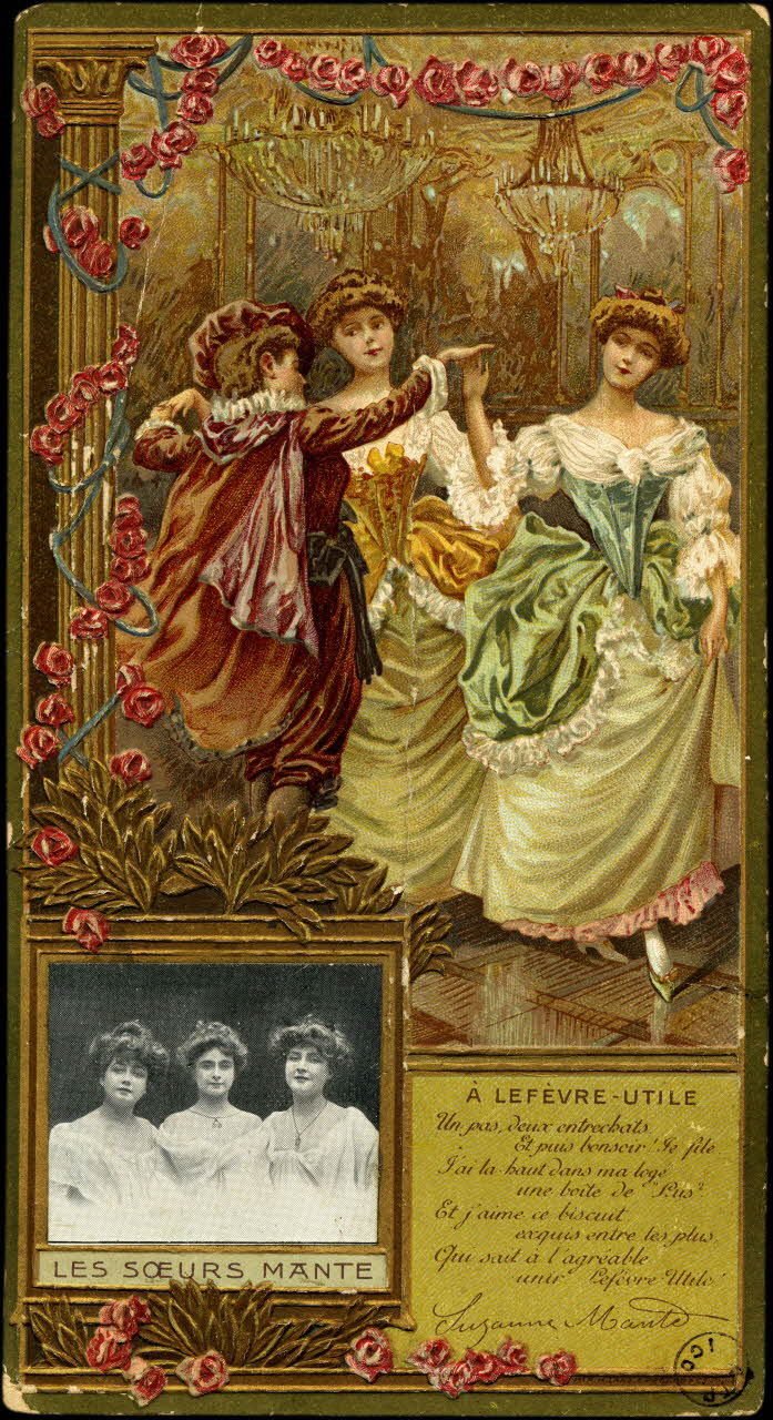 H. Laas, E.Pécaud & Cie Paris carte réclame chromo lle-de-France, France 1900 1992.26.31 Photo