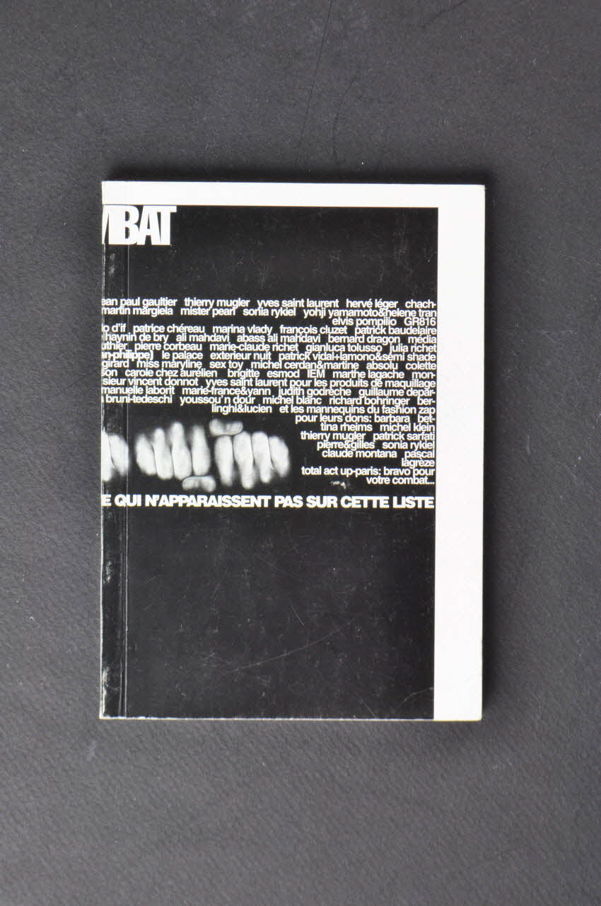 Act Up-Paris BROCHURE "Bravo pour votre combat" (objectifs et combats de l'association) Île-de-France, France 1995/6 2002.110.91 Photo Mucem