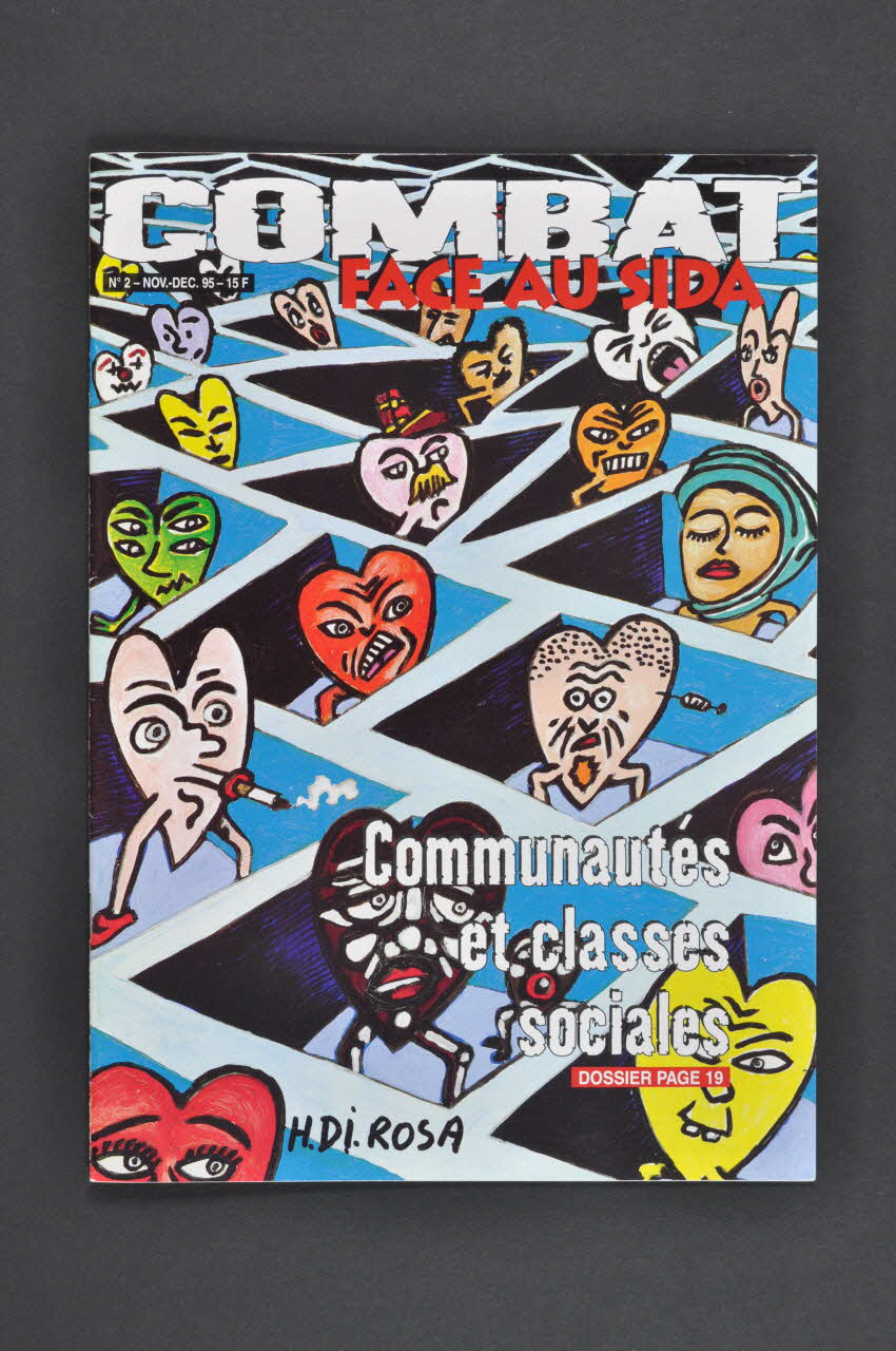 Combat face au Sida revue Communautés et classes sociales France 1995 2002.111.11 Photo Mucem