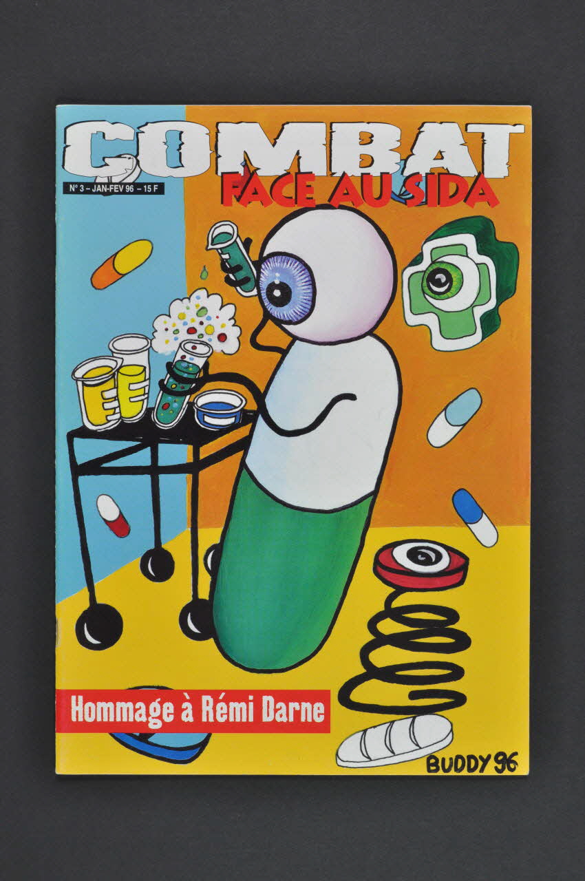 Combat face au Sida revue "Hommage à Rémi Darne" France 1996 2002.111.12 Photo Mucem