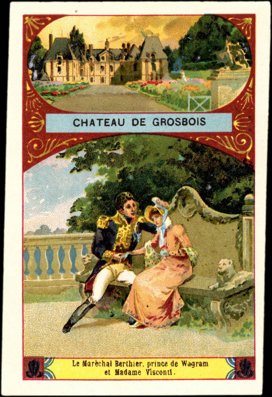 Romanet carte réclame chromo Paris 1877-1907 1995.1.400.10 Photo