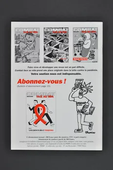 Combat face au Sida revue "Lutte contre le sida et transparence" France 1996 2002.111.13 Photo Mucem