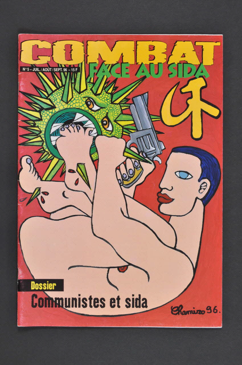 Combat face au Sida revue Communistes et sida France 1996 2002.111.14 Photo Mucem