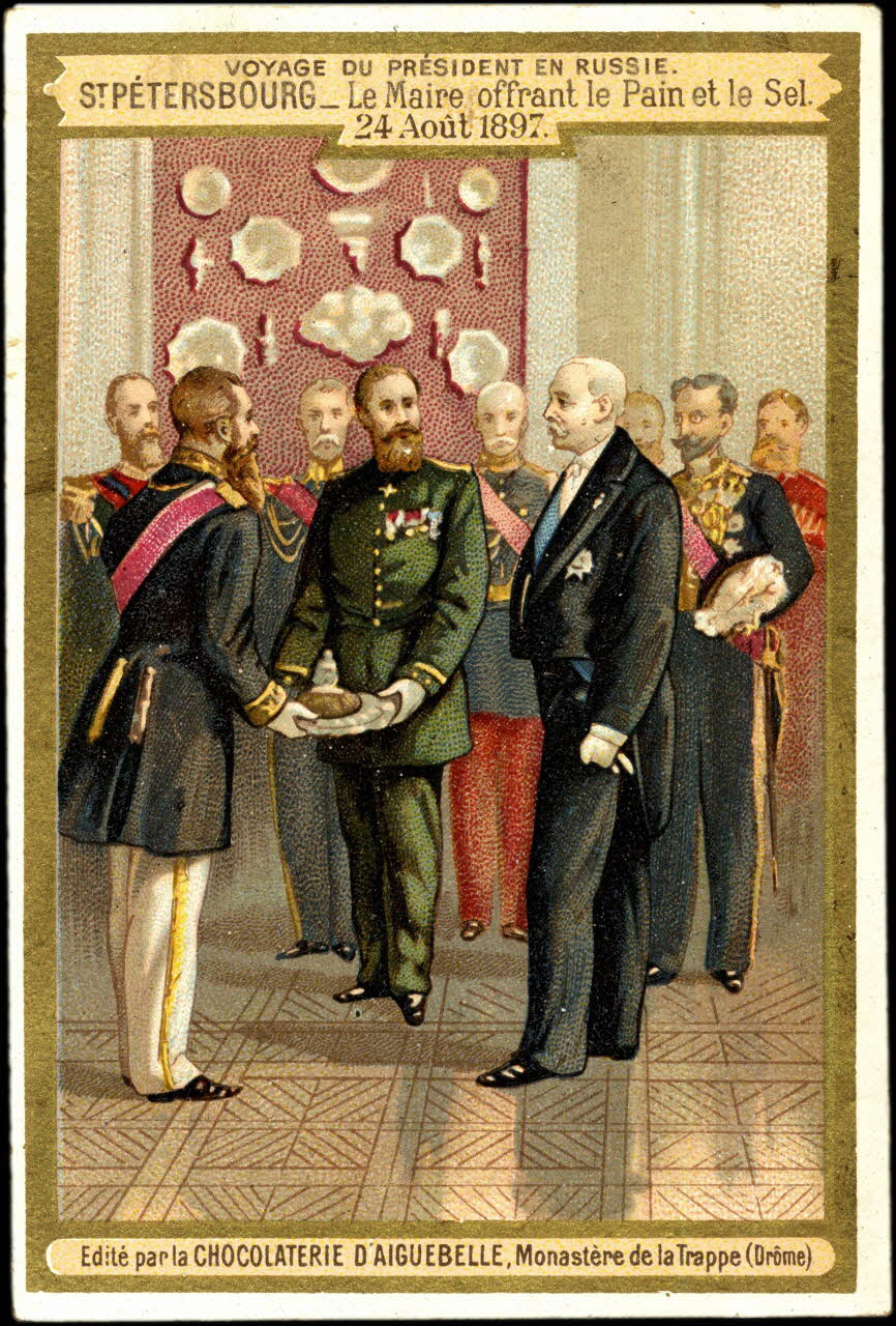 H.M. ; Romanet carte réclame chromo Paris 1877-1907 1995.1.445.3 Photo