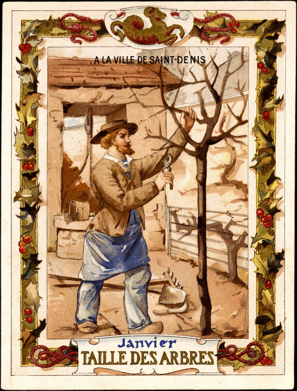 Herold; carte réclame chromo Paris 1895-1914 1995.1.569.1 Photo