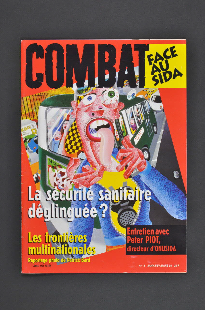 Combat face au Sida revue La sécurité sanitaire débloquée? France 1998 2002.111.21 Photo Mucem