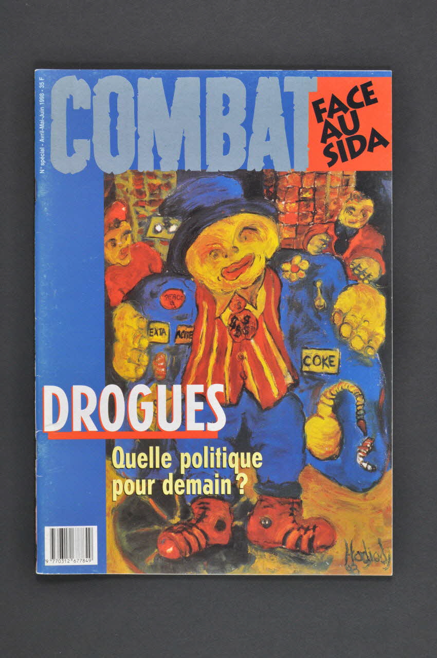 Combat face au Sida revue DROGUES France 1998 2002.111.22 Photo Mucem
