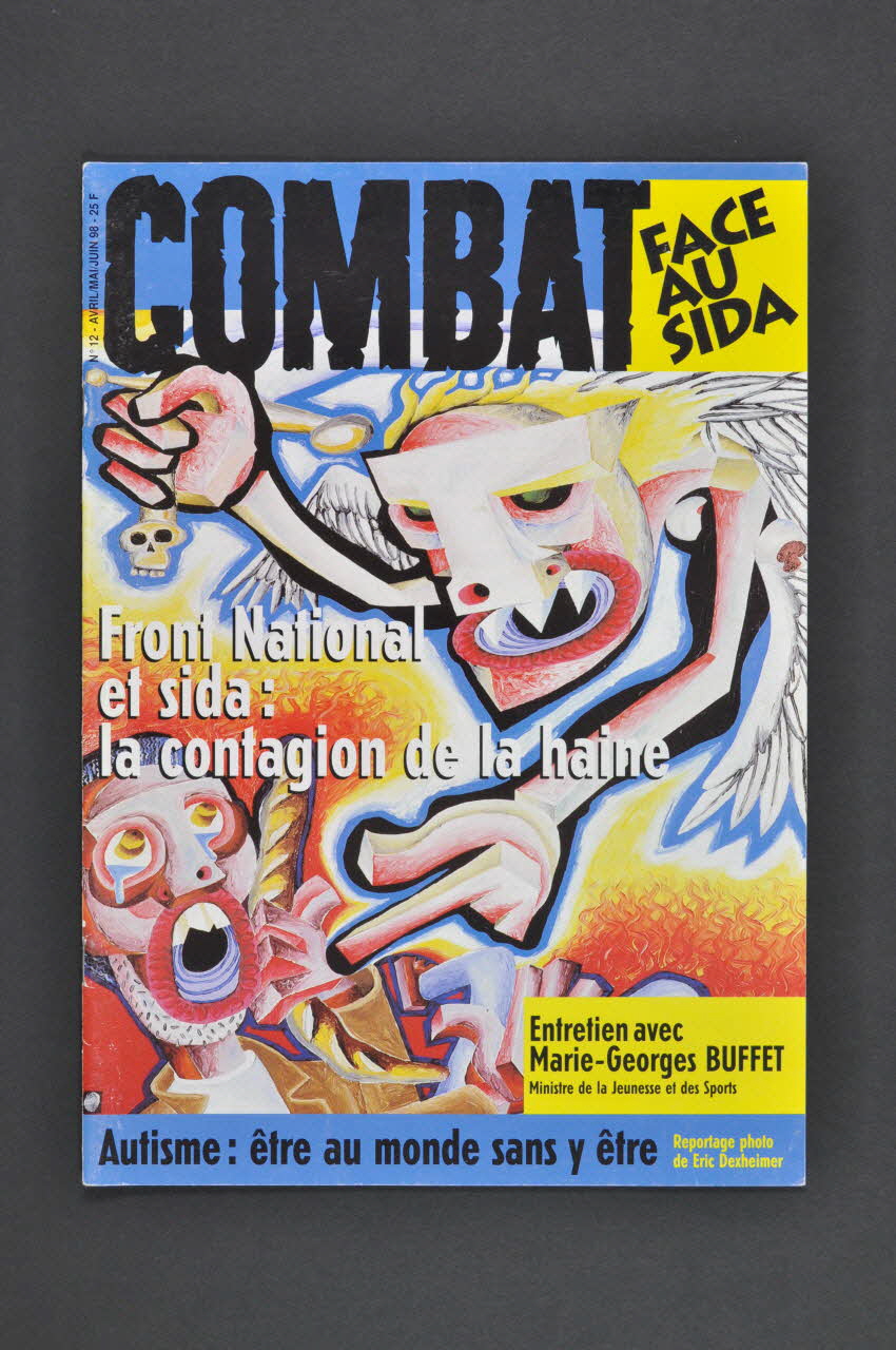 Combat face au Sida revue Front National et sida: la contagion de la haine France 1998 2002.111.23 Photo Mucem