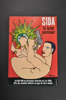 Combat face au Sida revue Les nations-Unies face à une épidémie globale France 1998/12 2002.111.25 Photo Mucem