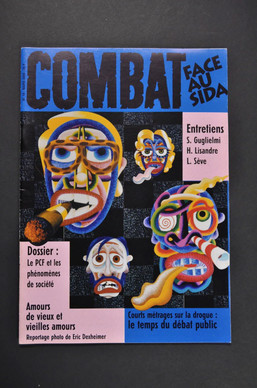 Combat face au Sida revue Le parti communiste et les questions de société France 2000/3 2002.111.30 Photo Mucem