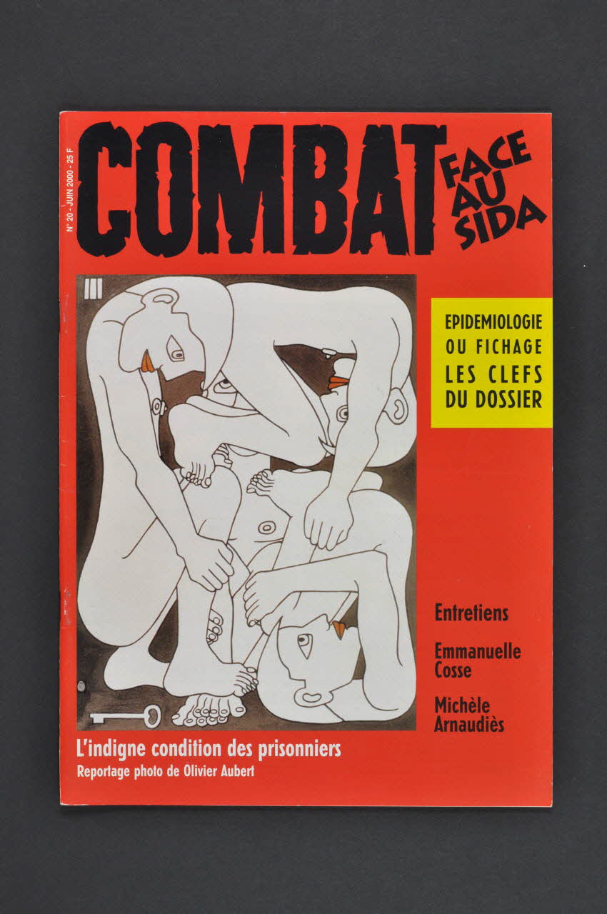 Combat face au Sida revue Epidémiologie ou fichage, les clefs du dossier France 2000/6 2002.111.31 Photo Mucem