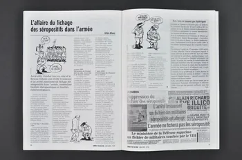 Combat face au Sida revue Epidémiologie ou fichage, les clefs du dossier France 2000/6 2002.111.31 Photo Mucem