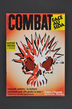 Combat face au Sida revue Rapport ONUSIDA 2000 Le texte intégral France 2000 2002.111.33  Photo Mucem