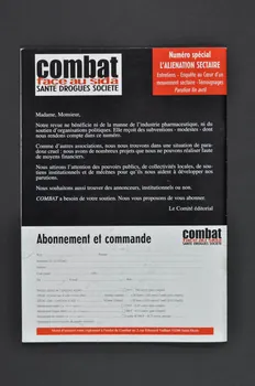 Combat face au Sida revue La mouvance "bio" au service d'associations bidon France 2001/3 2002.111.34 Photo Mucem