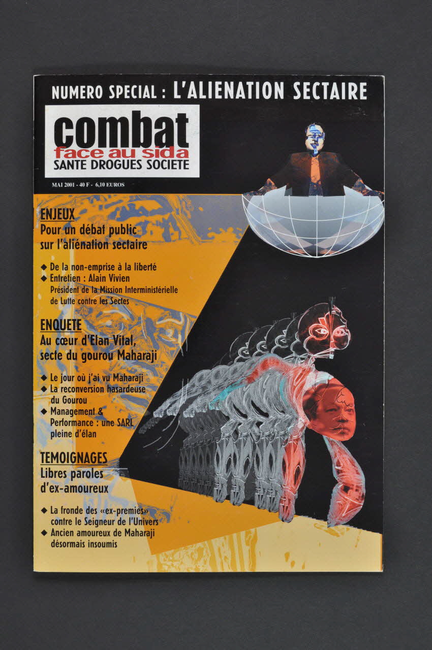 Combat face au Sida revue l'aliénation sectaire, mai 2001 France 2001/5 2002.111.35 Photo Mucem