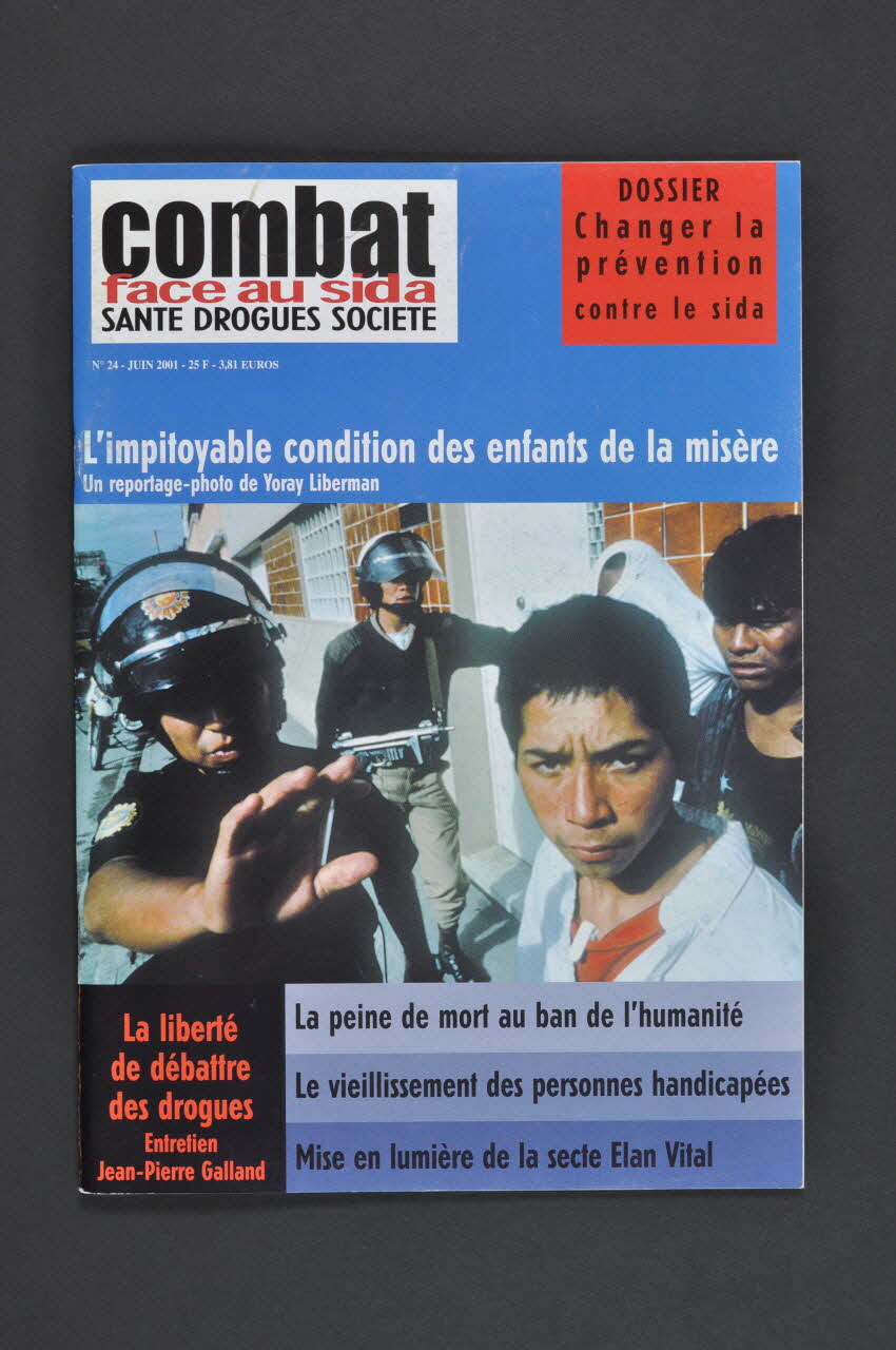 Combat face au Sida revue Changer la prévention contre le sida France 2001/6 2002.111.36 Photo Mucem