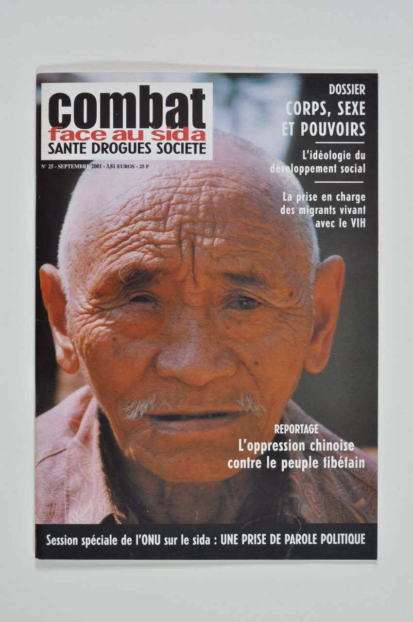 Combat face au Sida revue Corps, sexe et pouvoirs. France 2001/9 2002.111.37 Photo Mucem