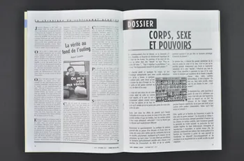 Combat face au Sida revue Corps, sexe et pouvoirs. France 2001/9 2002.111.37 Photo Mucem