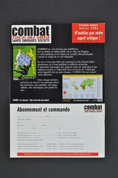 Combat face au Sida revue Dossier : Rapport ONUSIDA 2001 le texte intégral France 2001/12 2002.111.38 Photo Mucem