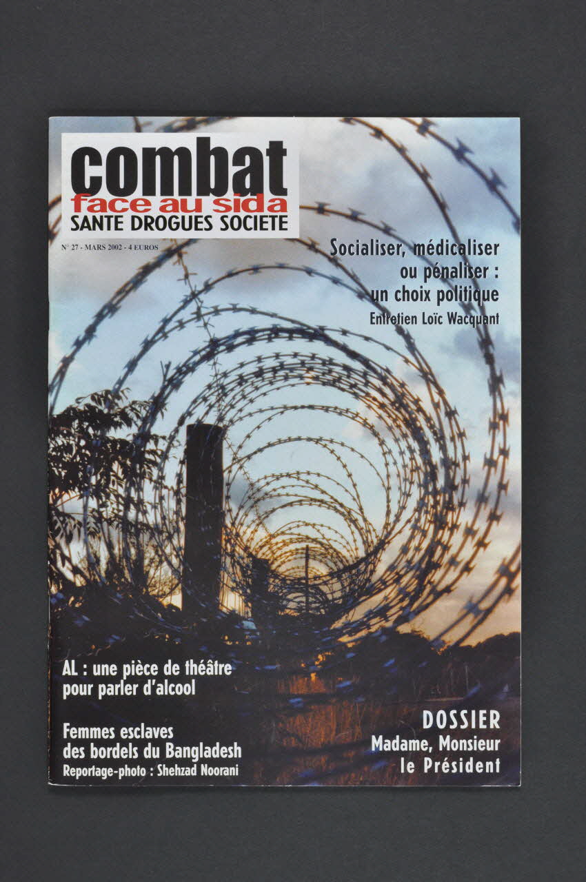 Combat face au Sida revue Madame, Monsieur le Président - Ils -elles interpellent les candidats France 2002/3 2002.111.39 Photo Mucem
